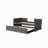 3 Drawers Upholstered Daybed With Trundle-119712214
