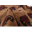 Tapis brun foncé Saim Rare War 2 pi 10 po x 4 pi 5 po