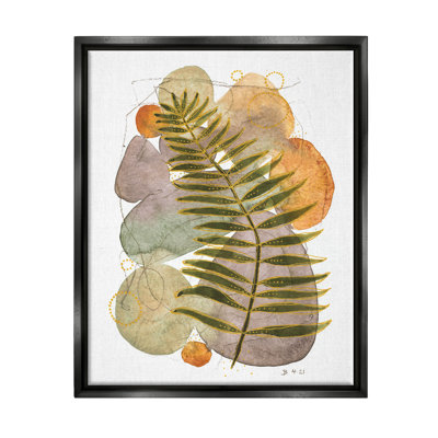 "Layered Fern Leaf", art de la giclée encadrée par Jocelyn Benford