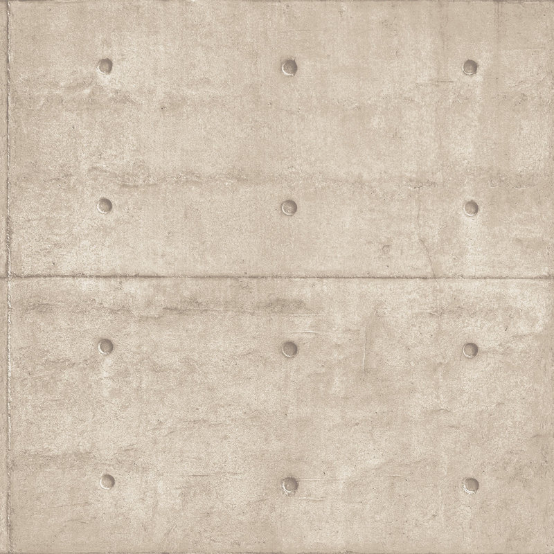 Grunge 1000m x 53cm Matte Wallpaper Roll, Light Brown