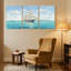 Ensemble de 3 reproductions d'art sur toile Nautical & Beach-1401669101