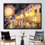 Art sur toile Paris la nuit - Élégante décoration murale Oili pour la maison ou le bureau