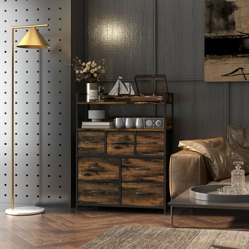 79 cm W Chest of 7 Drawers