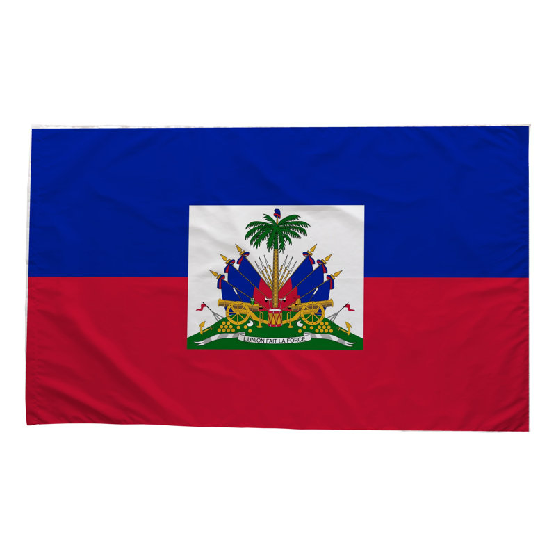 Drapeau d'Haïti — Drapeau d'extérieur, 24" H x 36" W