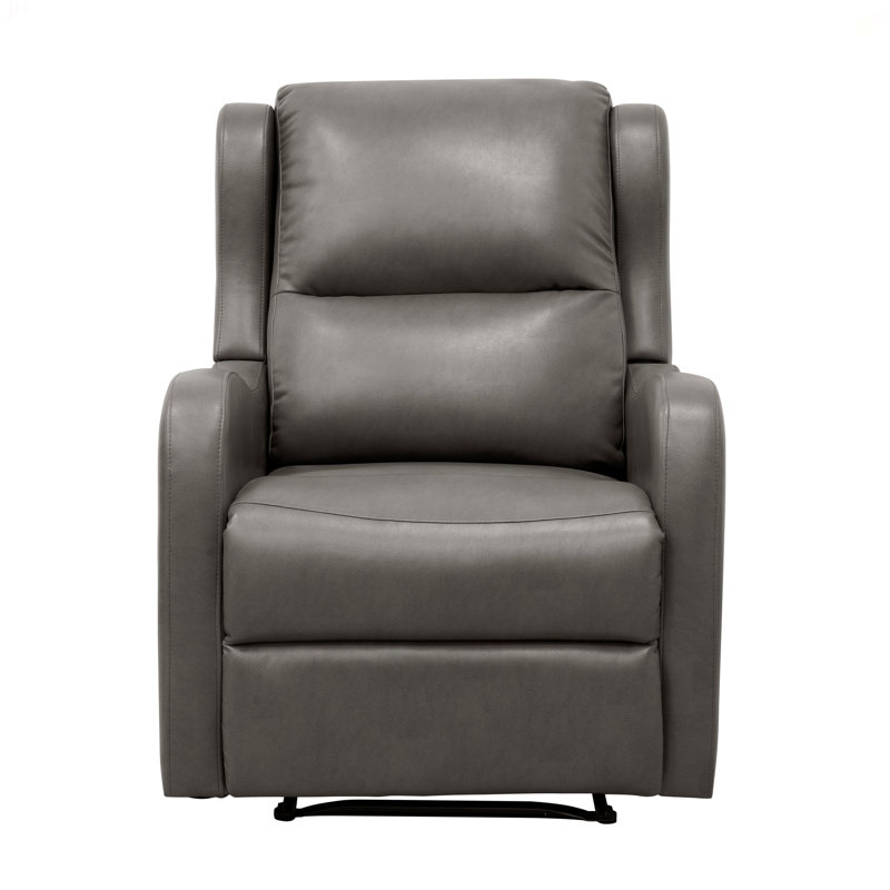 Faux Leather Upholstery Reclining Chair 1Pc Living Room Furniture Comfort Seating