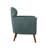Arunjit Sherpa Fabric Accent Chair with Rubberwood Legs-1551377950