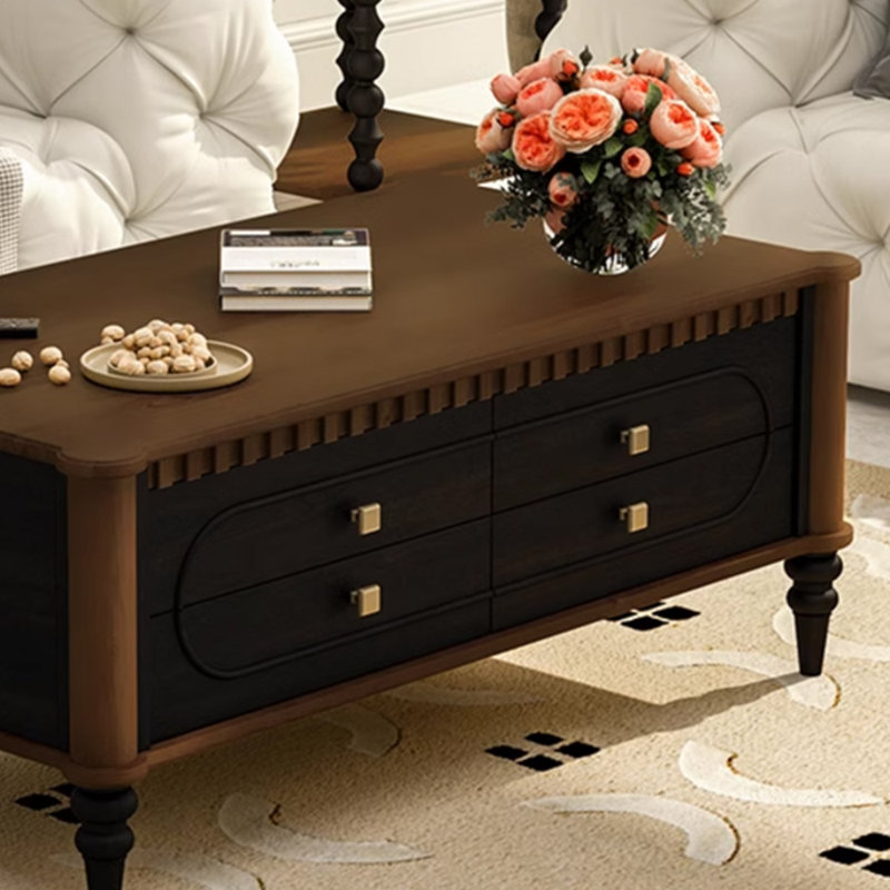 Table basse French French Design, H 19,68 po x L 54,72 po x l 29,13 po