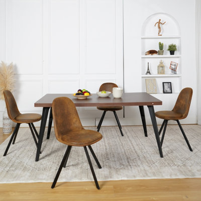 Carvajal Cavanagh 5-Piece Modern Dining Set by George Oliver
