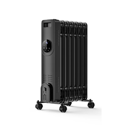 Chaufferette portative à radiateur 7 min. Avec minuterie, numérique, télécommande