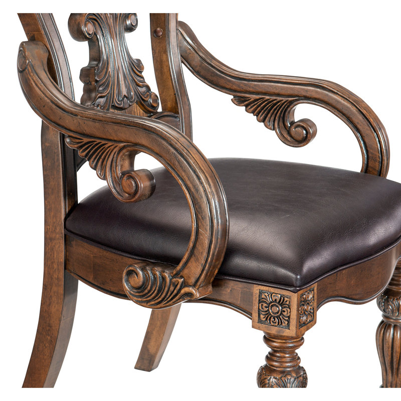 Ensemble de fauteuils de salle à manger traditionnels 2 pièces