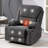 Modern Swivel and Rocking Recliner with Heating and Massage-131762831