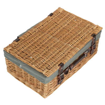 Wicker Hamper with Lining