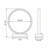 Halo Ring Geometric LED Table Lamp-1717340878