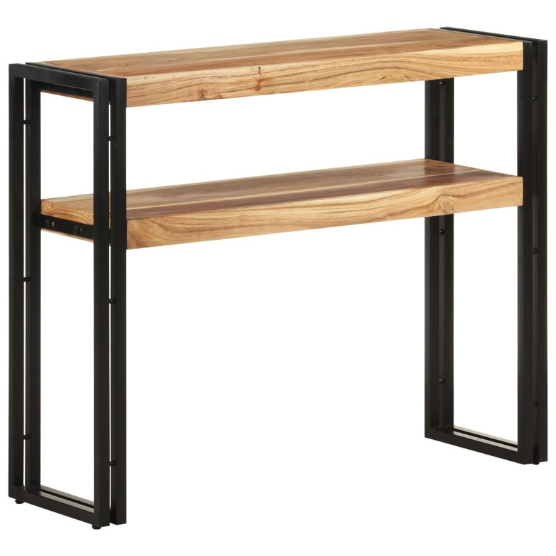 Coble Solid Wood Top Console Table, 75 H x 90 W x 30 D cm