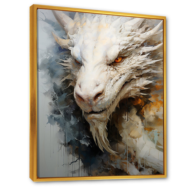 Epic Dragon Odyssey - impression, H 44 po x l 34 po x P 1,5 po, Cadre flottant doré