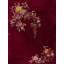 Floral Antique Reddish Bronze Color Chinese Art Deco Rug