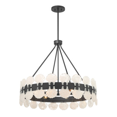 Lustre 6 lumières Bancroft en noir mat