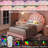 Burlyn Upholstered LED Bed Frame with Drawer & Adjustable Headboard-1044896650-1044642461