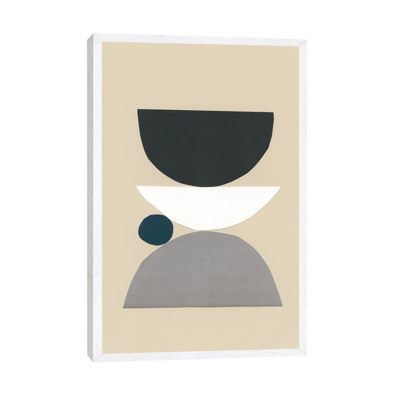 Modern Shapes I by Renée Stramel - Gallery-Wrapped Canvas Giclée on Canvas, White Framed, 66.04 cm H x 45.72 cm W