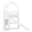 Lit mezzanine simple en bois avec glissade-76378510