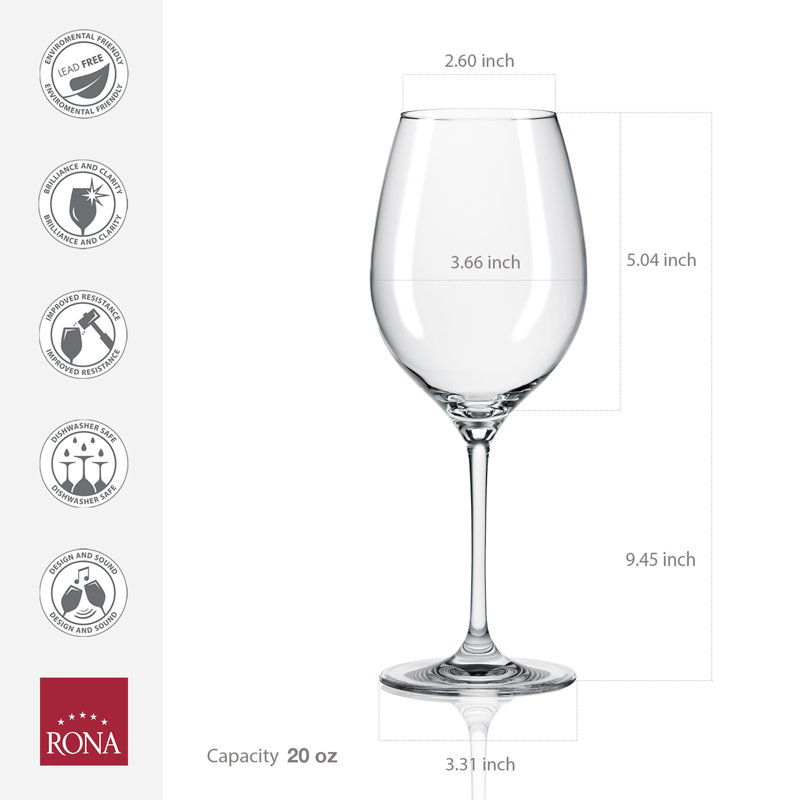 20 oz. Verre à vin