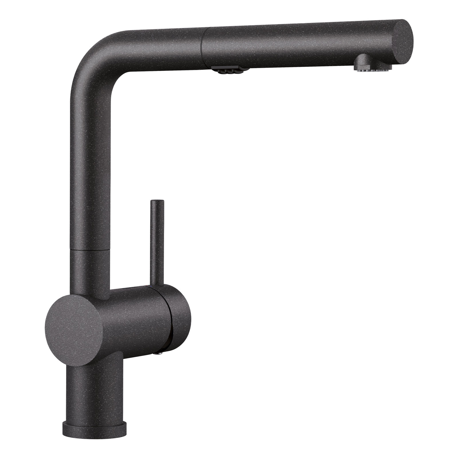 Linus Low Arc Pull-Out Kitchen Faucet, Anthracite