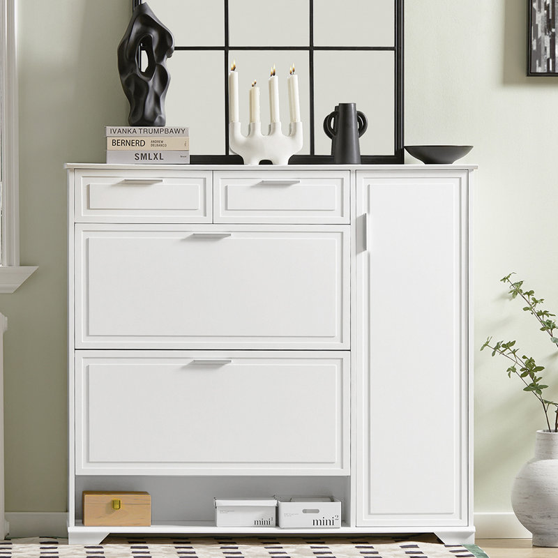 15 Pair Flip Down Shoe Storage