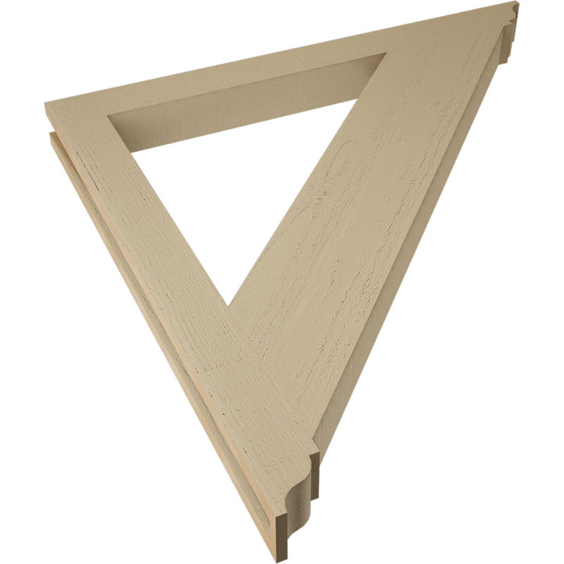 Support traditionnel en cèdre brut à grain de bois TimberThane, H 40 po x l 3,5 po x P 40 po