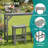 Outdoor 2-Person HDPE Patio Bar Set, All Weather Bar Table and Stools Set-719744087-707274260