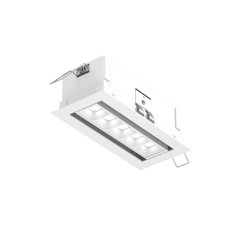 Garniture encastrée ouverte 6,75 po, Blanc