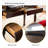 Traditional Wood Writing Desk with Turned Legs-432825451