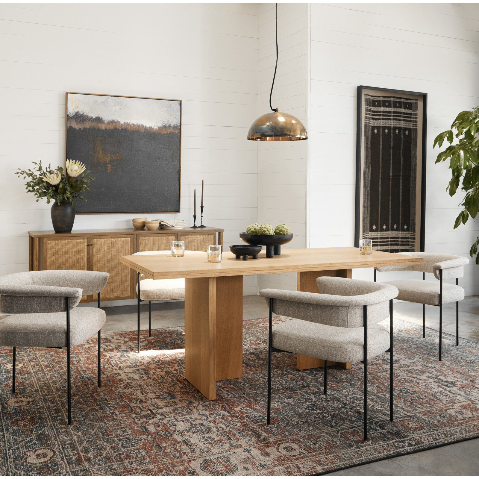 Matra Dining Armchair, Durham Cream