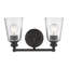 Éclairage pour meuble-lavabo 2 lumières Hogue-110465354