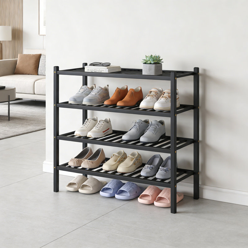 Range-chaussures en bambou