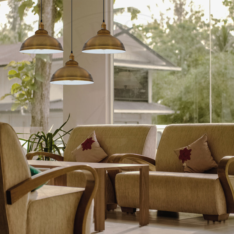 Gervais 3 - Light Brown Kitchen Island Pendant