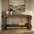 63" Narrow Long Console Table with Scalloped Edge and Storage Shelf, Entryway Table Behind Couch for Entryway & Living Room-945655050