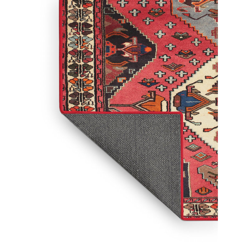 Tapis oriental rouge / noir Kerio, Rectangle 5 pi x 8 pi
