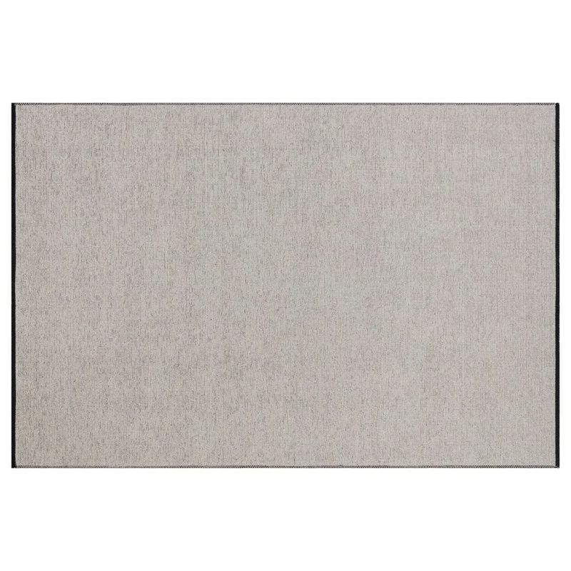 Tapis de couleur blanche organique antiallergique sans motif et lavable à la machine en polyester tissé à la machine_45
