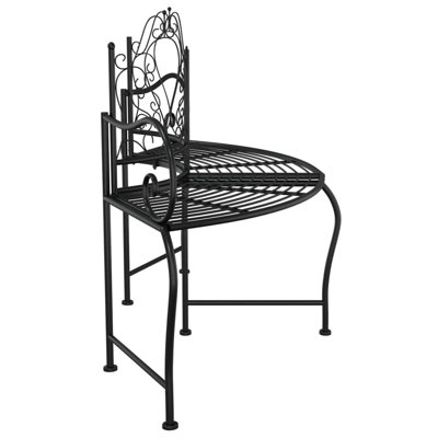 Salpeter Steel Outdoor Bench