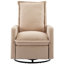 Fauteuil inclinable pivotant à bascule, fauteuil inclinable à bascule oscillant, fauteuil à bascule pour chambre à coucher, peluche-154637946