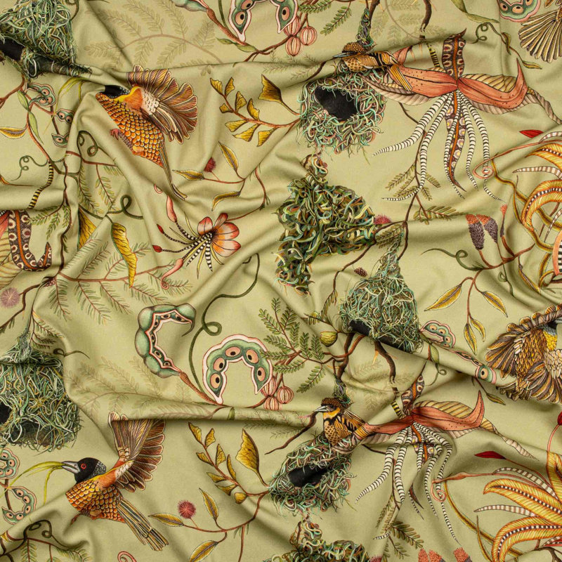 Ardmore Linen Fabric, Delta