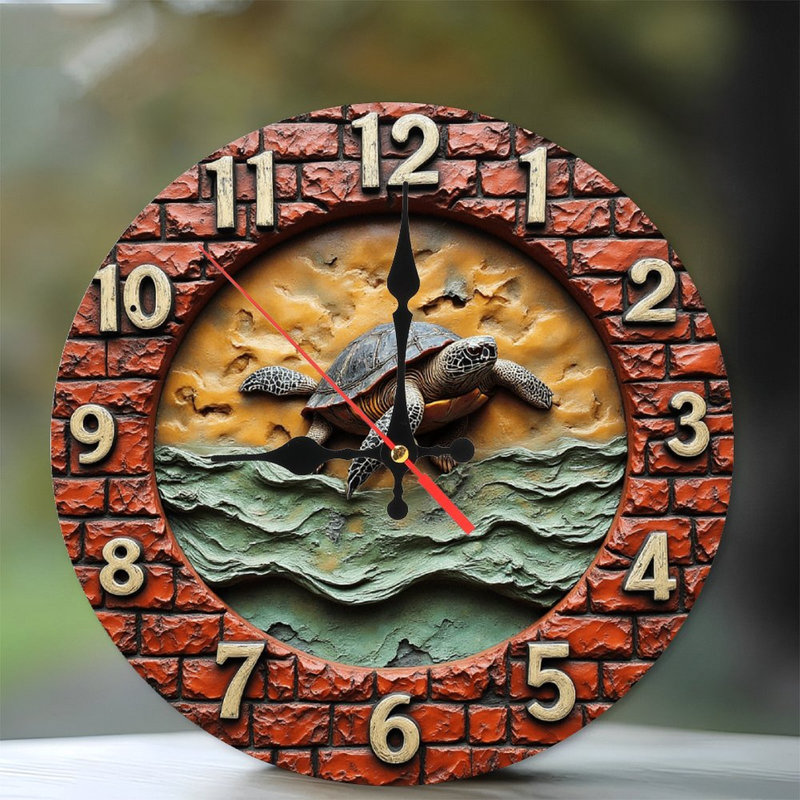 Horloge murale en résine