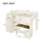 Lit mezzanine double avec tiroirs Aniella Kids-1652213797