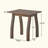 Stylish Slatted Acacia Wood Outdoor Accent Table, Perfect For Patio And Poolside Use, Durable And Elegant