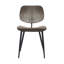 Chaise d'appoint en métal brun