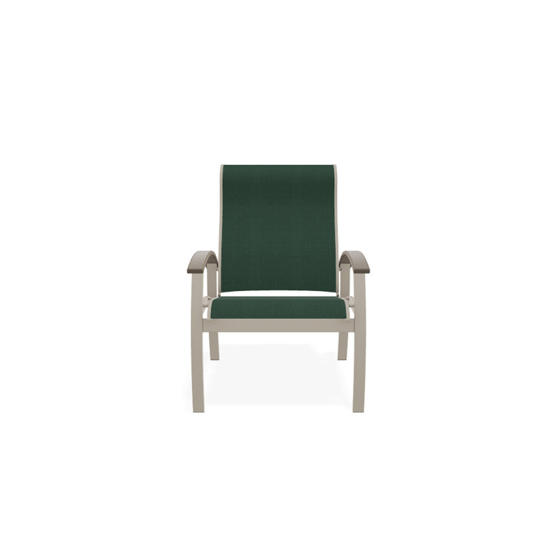 Chaise de patio Askar, Désert, Désert texturé, Vert forêt 22D Sunbrella® vert