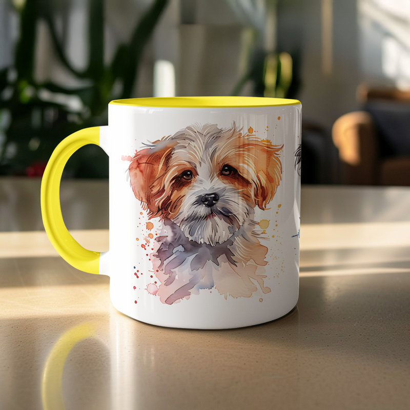 Mug, 1, Yellow