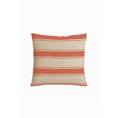 Classic Grey Sail Stripe Indoor Outdoor Pillow 14x20