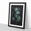 Green Succulent in Bloom - Framed Print-56742320-56742323
