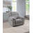 Rodden Chenille Upholstered Glider Recliner Chair Grey